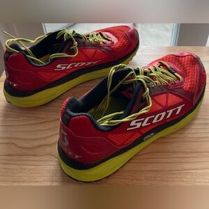 Scott - Eride Shoes, Red & Lime Green, 9M